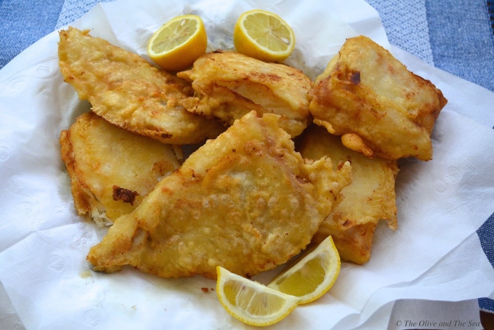 Fried Cod Fillets - The Olive and The Sea