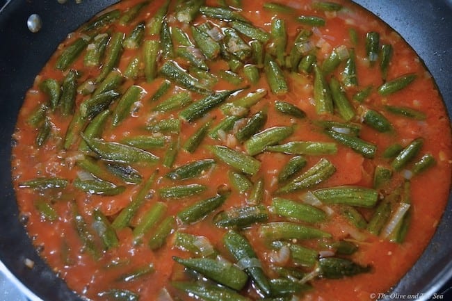 Stewed Okra in Tomatoes