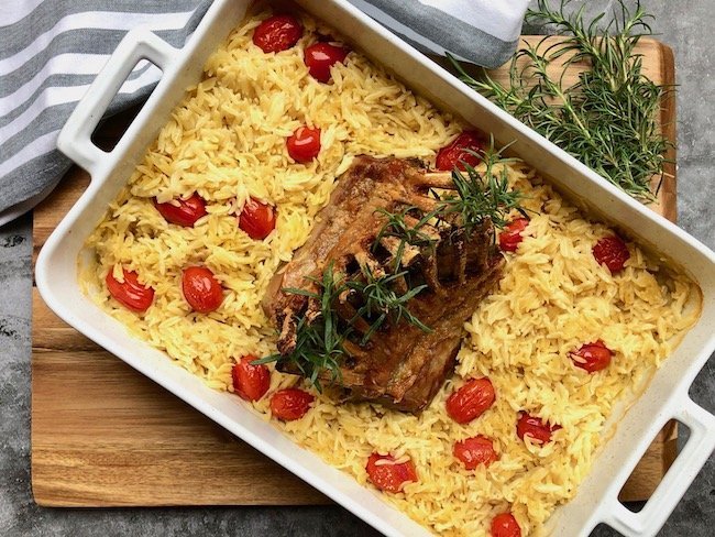 Lamb with Orzo